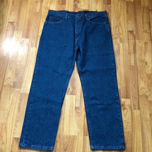 Wrangler 5 Star Straight Leg Denim Jeans 38 x 29 - Picture 6 of 9